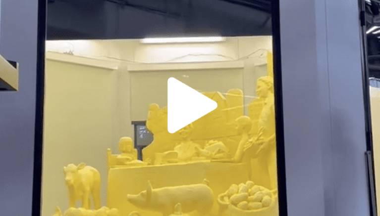 VIDEO: Butter sculpture unveiled at 2024 Pa. Farm Show